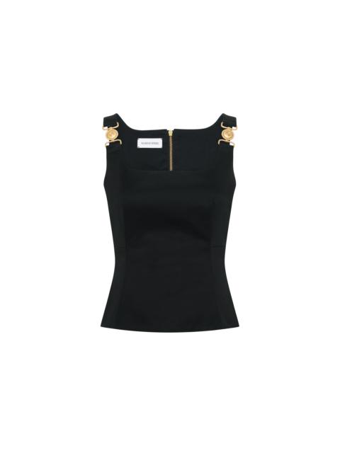 Marine Serre Sailor Workwear SleeveleSS Top