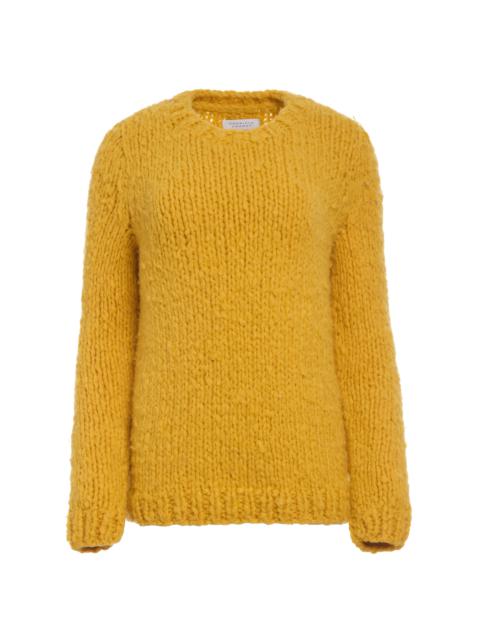 GABRIELA HEARST Lawrence Knit Sweater in Golden Birch Welfat Cashmere