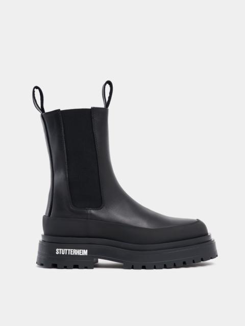 Stutterheim High Walker Nubuck Boots Black