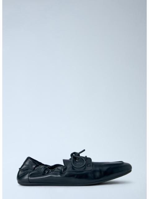Prada Prada Men Leather Moccasins