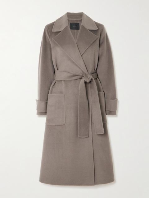 JOSEPH Arline Belted Wool And Cashmere-blend Coat