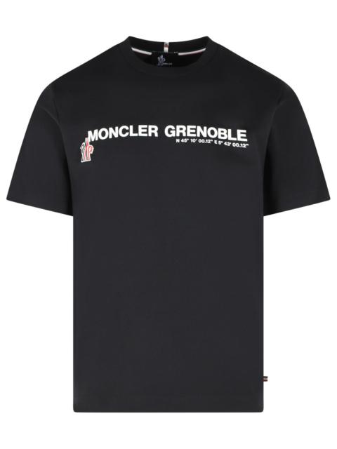 Moncler Grenoble Moncler Grenoble Black Stretch Cotton T-Shirt Men