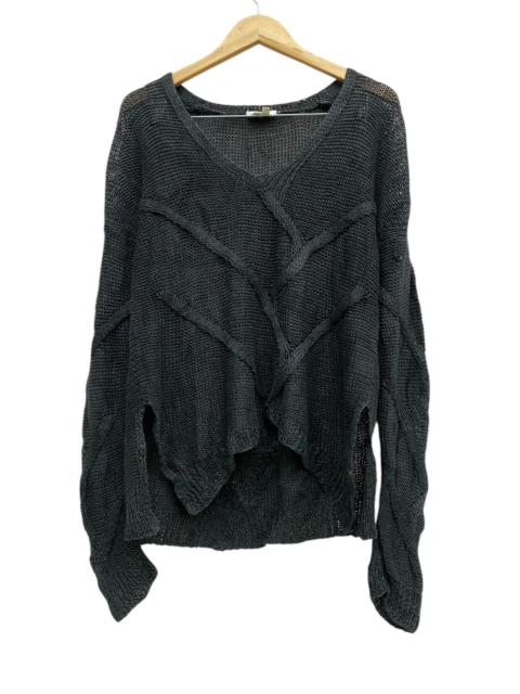 Helmut Lang Helmut lang cable knit mesh style