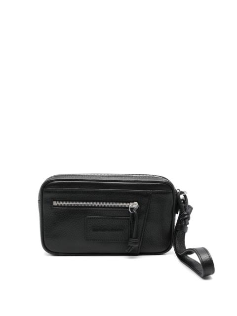 EMPORIO ARMANI Leather beauty-case
