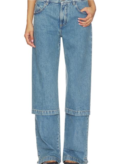 THE ATTICO Tiered Wide Leg