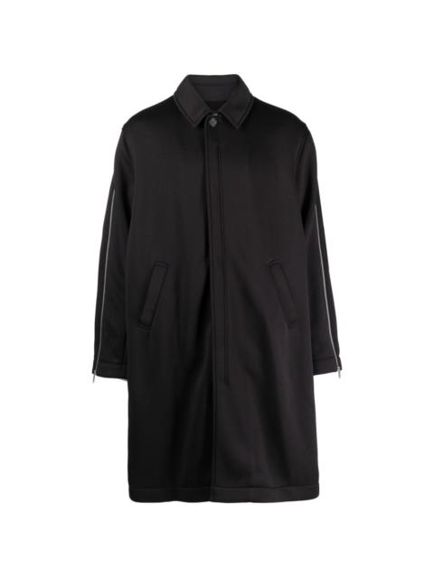 UNDERCOVER zip-sleeve mid-length coat
