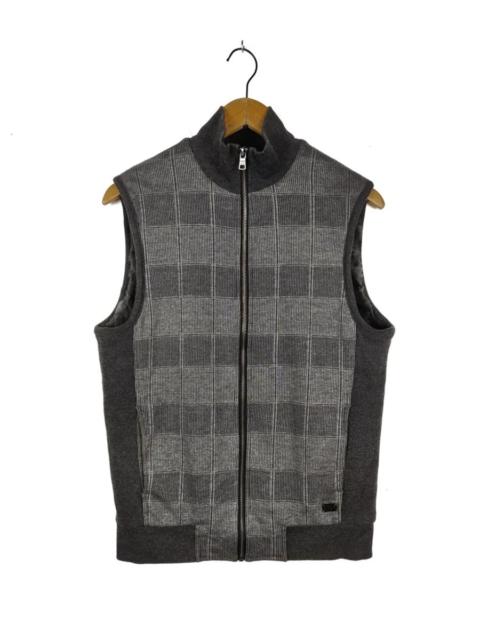 Other Designers Armani Exchange - Vintage Checked Vest Jacket Outerwear