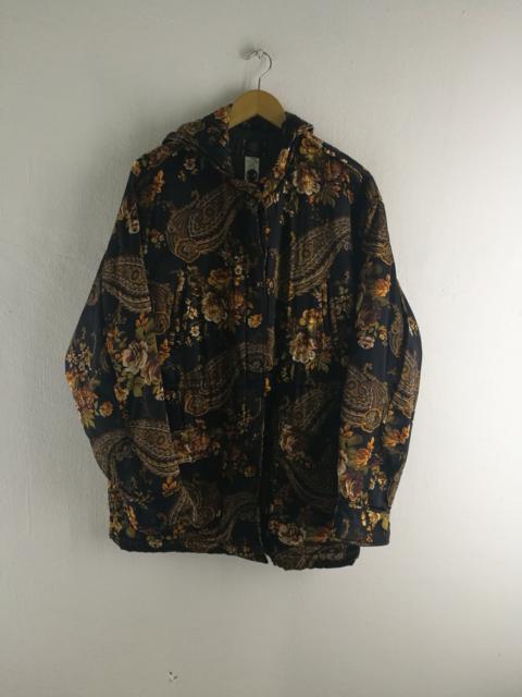 KENZO silk Floral Paisley design jacket made in France