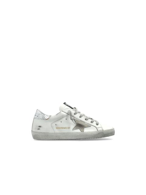 Golden Goose GOLDEN GOOSE Super-Star Women's White/Silver Leather Sneaker