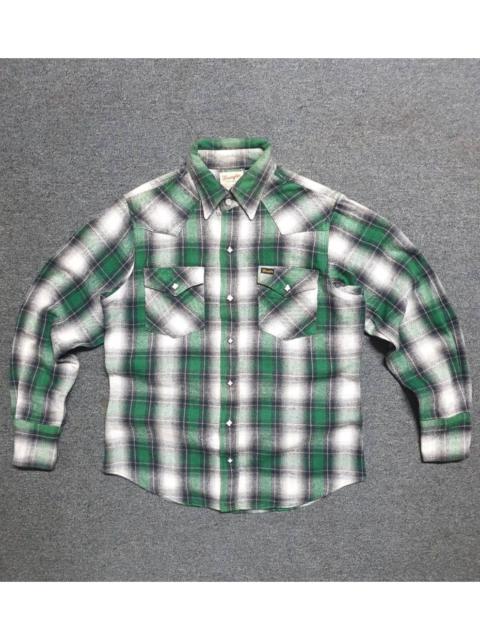 Other Designers Archival Clothing - Wrangler Square button checkered Western shirt
