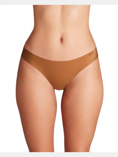 Under Armour Women's UA Pure Stretch 3-Pack No Show Thong
