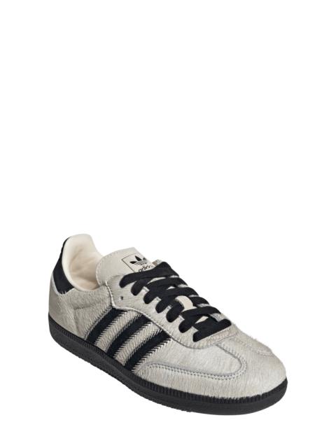 adidas Samba OG Sneaker in Wonder White/Black/Alumina at Nordstrom