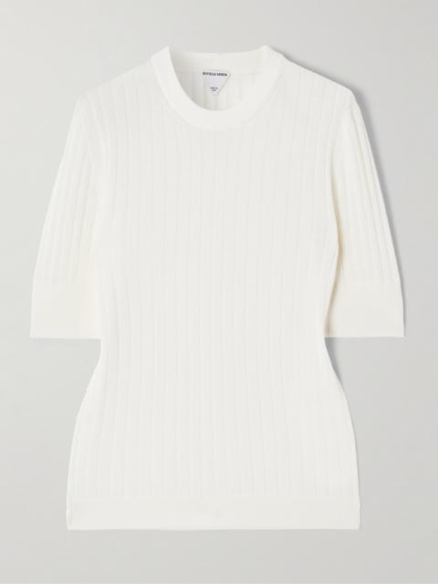 Bottega Veneta Ribbed Wool T-shirt