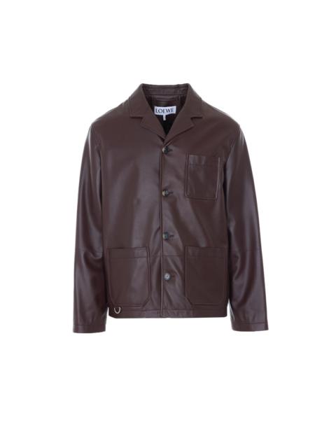 Loewe Loewe Men Leather Workwear Jacket