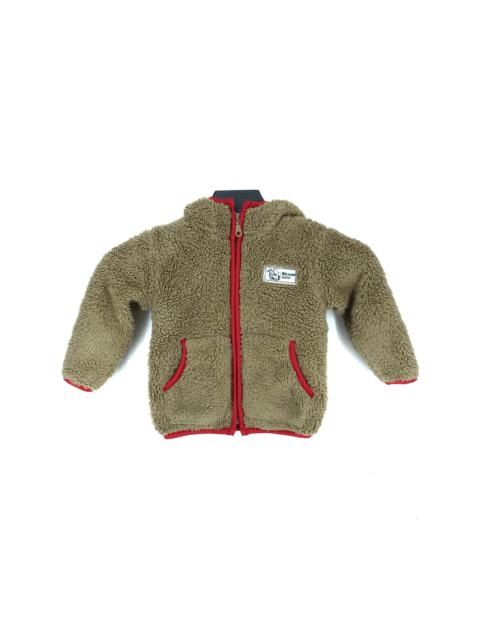 BEAMS Mini Deep Pile Fleece Hooded Baby Jacket #2368-93