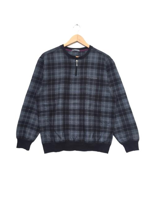 Other Designers Vintage - Vintage 90 Mr. Junko Koshino Zipper Checkered Sweatshirt