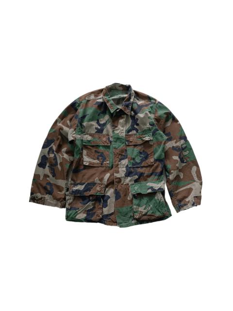 Other Designers Vintage - 90s Combat Army Uniform Button Up Shirt