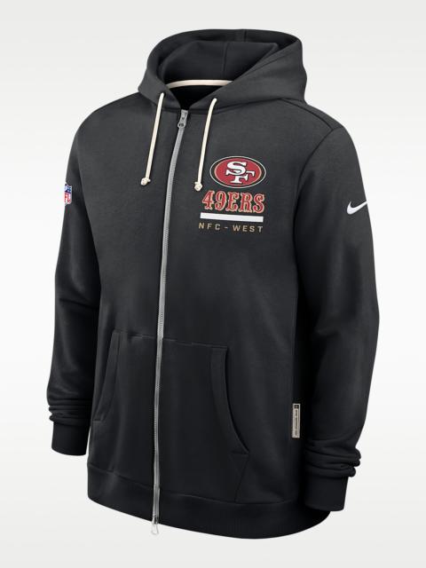 Nike San Francisco 49ers Utility Player Sideline Men's Nike Dri-FIT NFL Full-Zip Hoodie