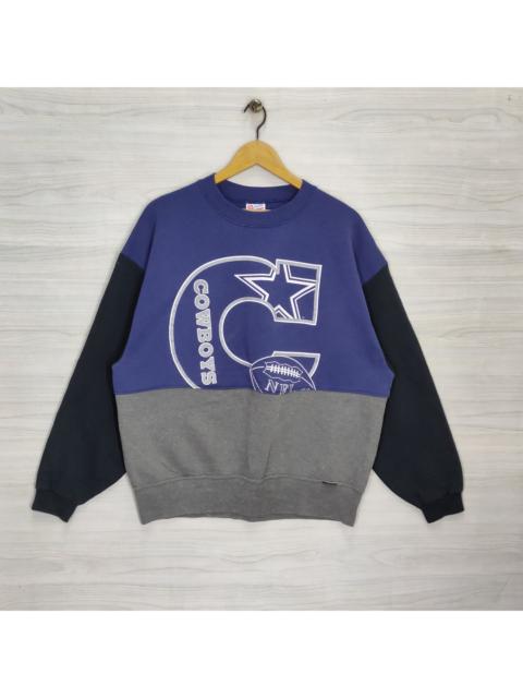 Other Designers Hanes × NFL × Vintage - Vtg 90s Custom Sweatshirt Dallas Cowboys