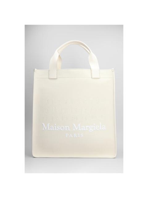 Maison Margiela Maison Margiela Tote In Beige Cotton