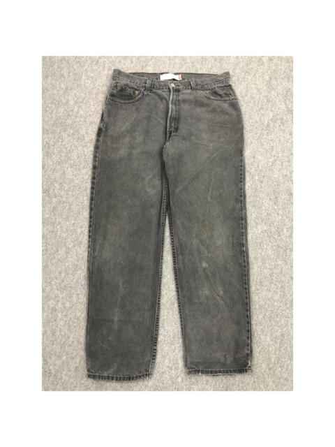 Other Designers Vintage - Vintage Sun Faded Levis 550 Relaxed Fit Black Denim