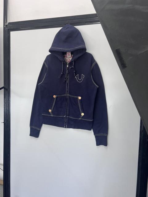 Other Designers True Religion - 🔥 indigo Hoodie Zipper Sweat Jacket - S