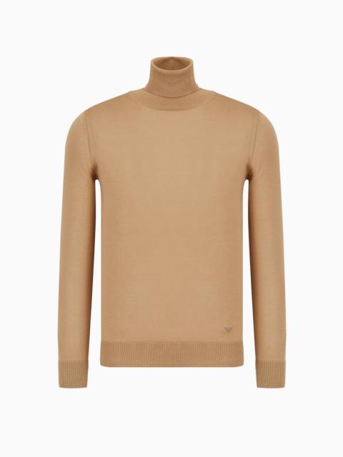 EMPORIO ARMANI Pure virgin-wool rollneck