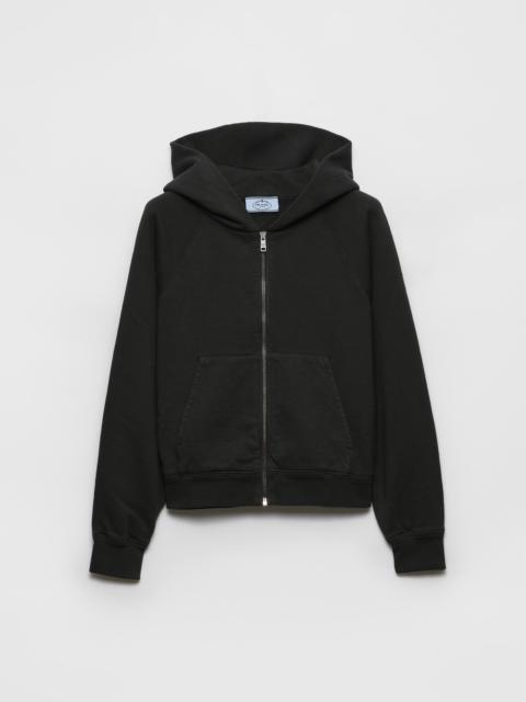 Prada Cotton zipper hoodie
