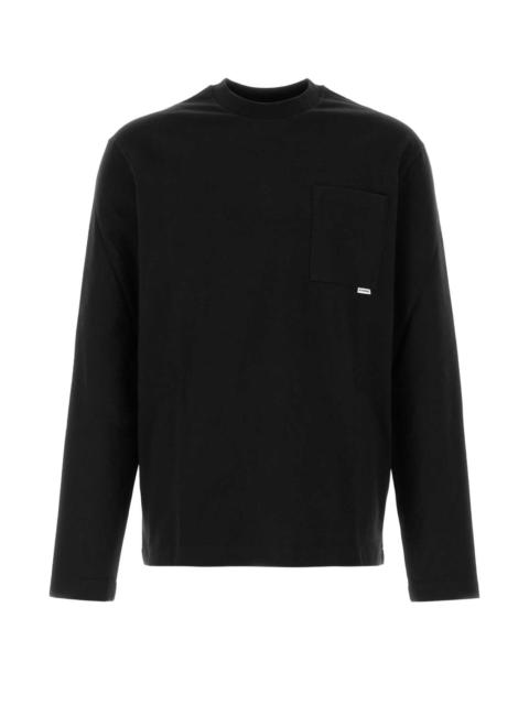 Jil Sander Jil Sander Men Black Cotton T-Shirt