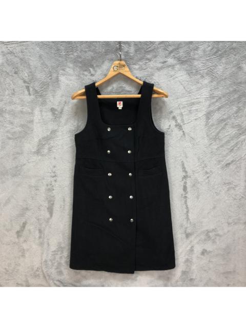 Designer - COURREGES DOUBLE BREASTED WOOL DRESS #6004-217