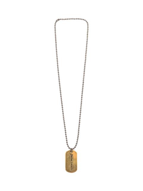 Necklace With Military Plate
