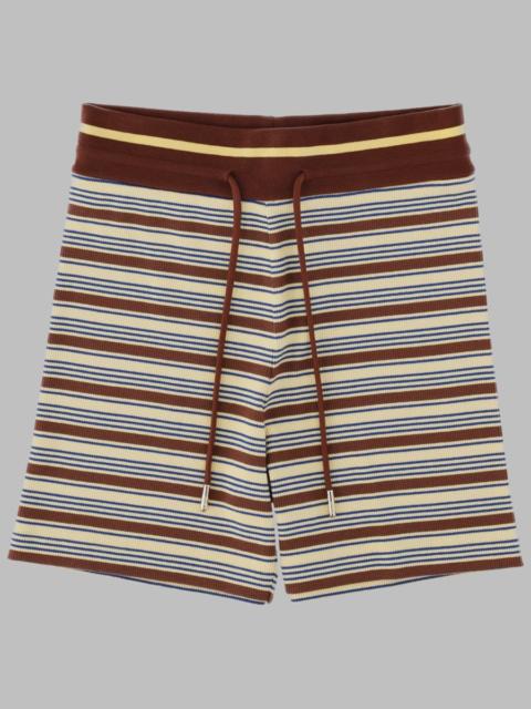 FENDI Fendi Women Shorts In Maglia Di Cotone A Righe