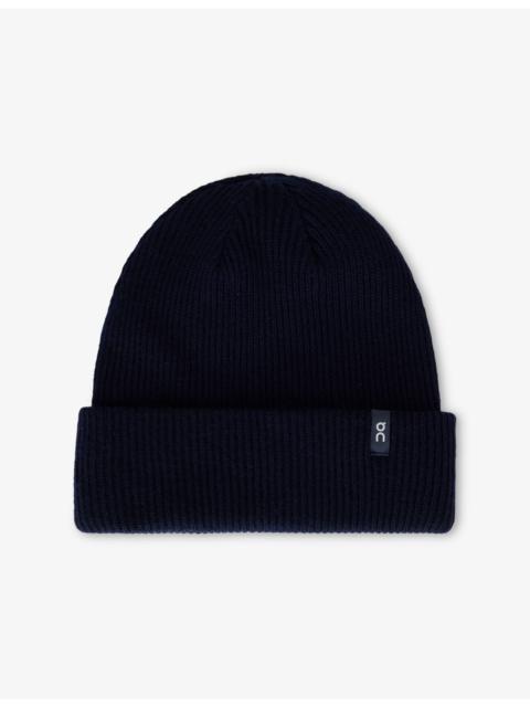 On Brand-Patch Wool Beanie