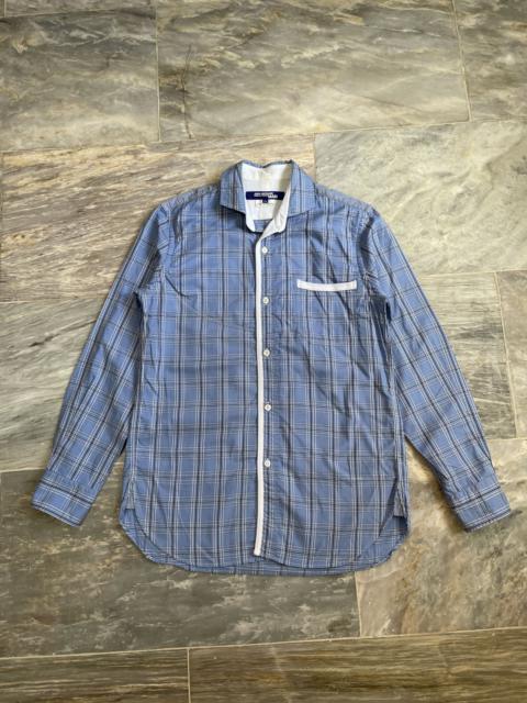 Junya Watanabe MAN JUNYA WATANABE CDG - Check Longsleeve Polo -AD2012