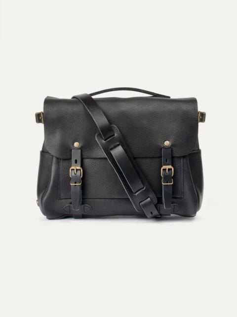 Bleu de Chauffe ÉCLAIR M POSTMAN BAG  -  BLACK
