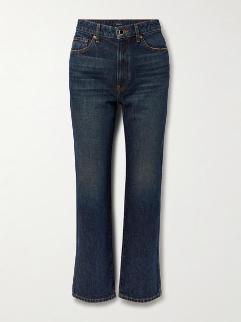 KHAITE Abigail High-rise Straight-leg Jeans
