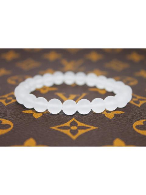 Other Designers Bracelet - Matte Crystal Quartz 8mm.
