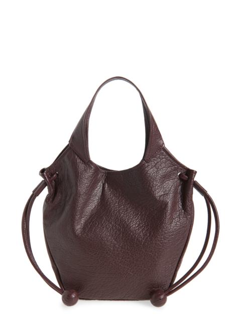 Marni Marni Small Trunkaroo Leather Tote in Cherry at Nordstrom