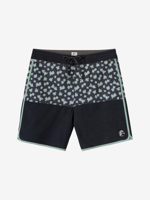 O'Neill O'Riginals Block Scallop Cruzer 18" Boardshorts