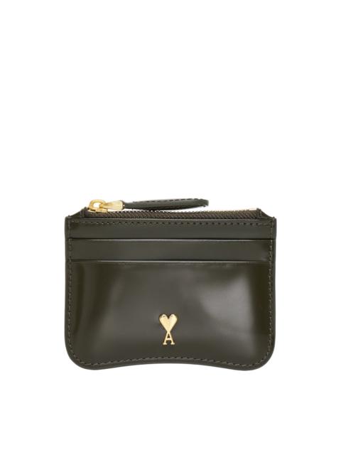 AMI Paris Paris Paris Zipped Card Holder