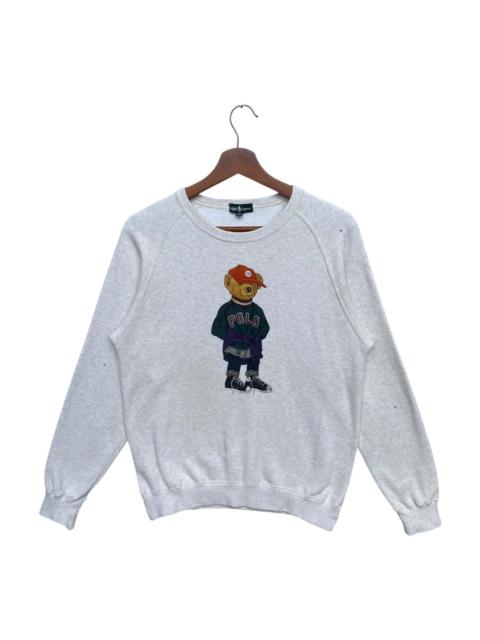 Other Designers Vintage Polo Ralph Lauren Kids Polo Bear Sweatshirt Size 160