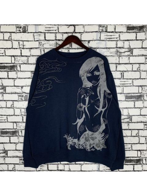 Other Designers Vintage - Heaven Strange Over Print Sweatshirt Crewneck