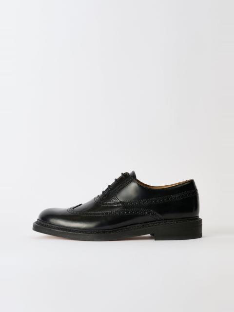 Our Legacy Brogue Parade Black Leather