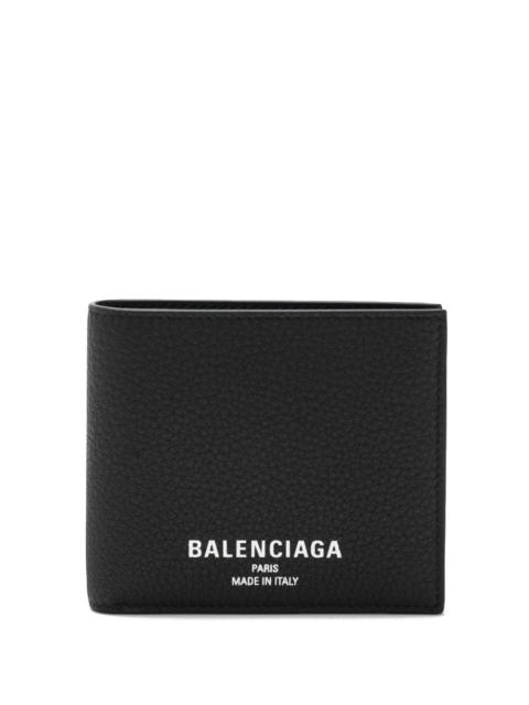 BALENCIAGA Balenciaga Men Hammered Leather Bi-Fold Wallet