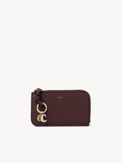 Chloé ALPHABET WALLET IN GRAINED LEATHER