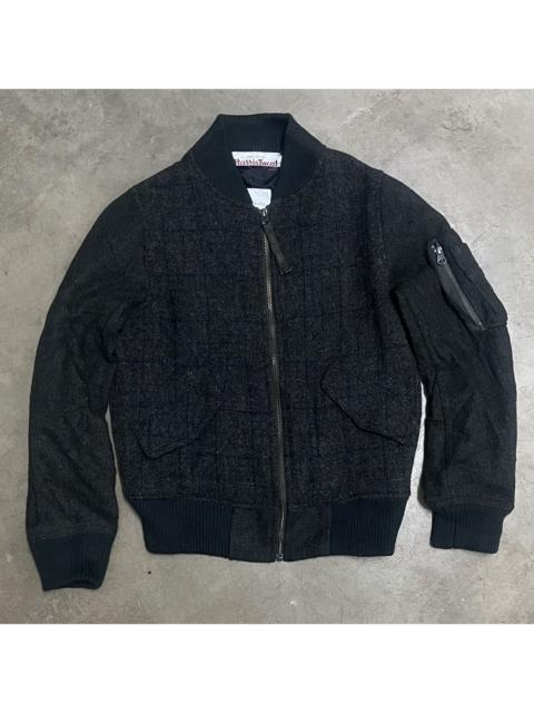 Other Designers Vintage - LAST DROP📍Harris Tweed x Sevendays Sunday wool bomber jacket