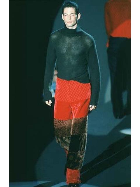 GUCCI Gucci x Tom Ford F/W'97 Wide Leg Velour Pants