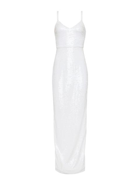 L'AGENCE Karma Sequin Maxi Dress