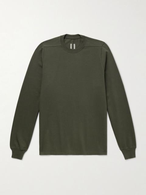 Rick Owens Organic Cotton-Jersey Sweatshirt Green