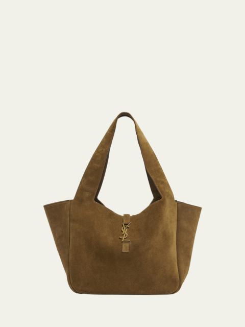 Bea YSL Cabas Tote Bag in Suede